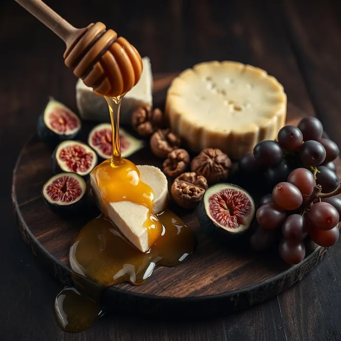 Honey & Aged Cheese Board
